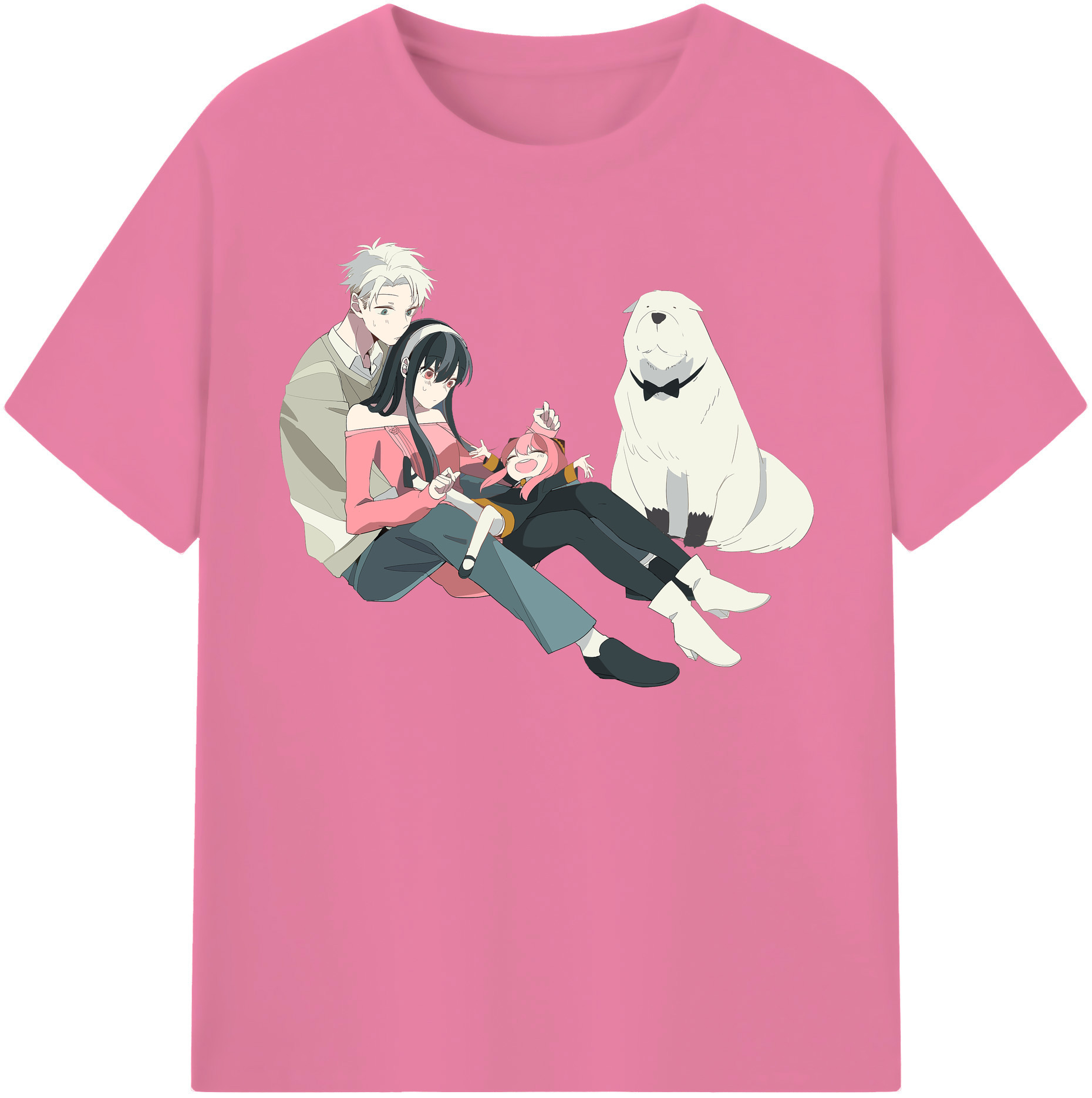 （画像用） SPY×FAMILY间谍家家酒 綿100％半袖Tシャツ（フロントプリント）
